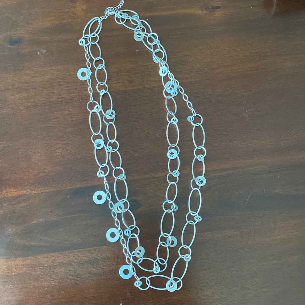 Premier Designs silver necklace